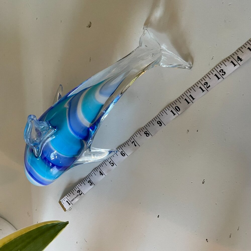 Glass Dolphin Paperweight - Picture 5 of 5